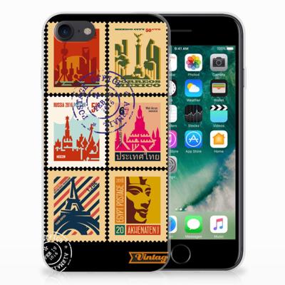 iPhone SE 2022 | SE 2020 | 8 | 7 | Silliconen Back Cover | Postzegels