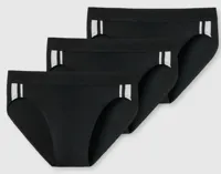 3-pack heren Rio slip 95/5 - Stripe - Hoog opgesneden heren onderbroek - Stoffen band - Biologisch katoen