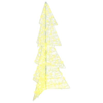 Kerstboom met 160 LED Warmwit 150 cm Acryl