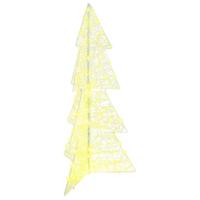 Kerstboom met 160 LED Warmwit 150 cm Acryl
