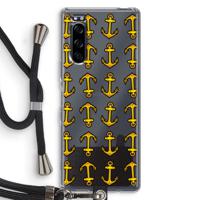 Musketon Anchor: Sony Xperia 5 Transparant Hoesje met koord