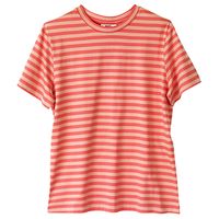 FjÃ¤llrÃ¤ven Dames T-Shirt Striped T-Shirt W, rood-roze, Maat: XS