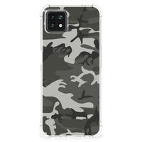 OPPO A53 5G | A73 5G Doorzichtige Silicone Hoesje Army Light