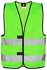 Korntex KX200 Kids´ Hi-Vis Safety Vest Aarhus - Neon Green - S (7-12 years)