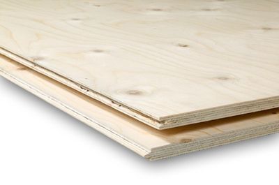 Underlayment 18 mm Fins vuren 244 x 61 cm, mes en groef