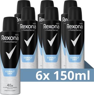 Rexona Rexona Men Deospray Cobalt 150 ml - 6 x Voordeelpak