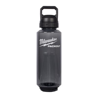 Milwaukee PACKOUT™ Plastic Fles met Drinkdop | 1420 ml | Zwart - 4932498641