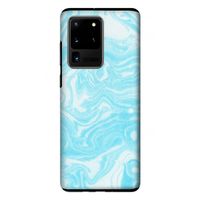 Waterverf blauw: Samsung Galaxy S20 Ultra Tough Case