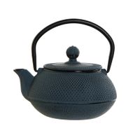 Items Kitchen Theepot Oriental - gietijzer - 600 ml - indigo blauw