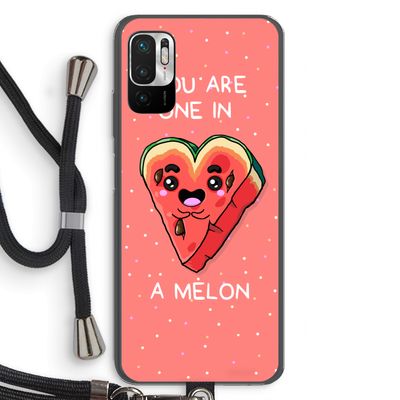 One In A Melon: Xiaomi Redmi Note 10 5G Transparant Hoesje met koord