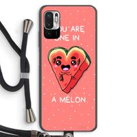 One In A Melon: Xiaomi Redmi Note 10 5G Transparant Hoesje met koord