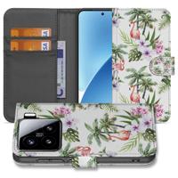 Xiaomi 15 | Telefoonhoesje | Met pasjeshouder | Flamingo Palms