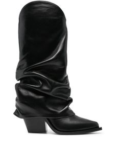 Le Silla Andy 100mm cowboy boots - Noir