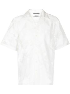 Taakk chemise à effet usé - Blanc