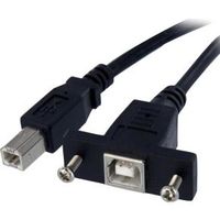 StarTech.com 30cm Inbouwpaneel USB-kabel B naar B F/M