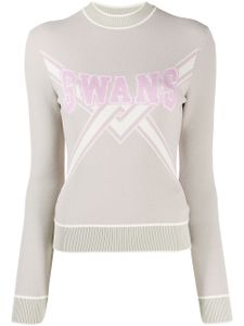 Off-White Swans knitted sweater - Tons neutres