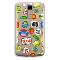 Fruitsticker: LG K10 (2016) Transparant Hoesje