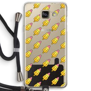 Waterijsjes: Samsung Galaxy A5 (2016) Transparant Hoesje met koord