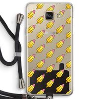 Waterijsjes: Samsung Galaxy A5 (2016) Transparant Hoesje met koord
