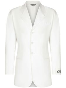 Dolce & Gabbana blazer en coton - Blanc