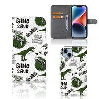 Telefoonhoesje met Pasjes voor iPhone 15 Plus Dinosaurus - thumbnail