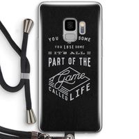 Life: Samsung Galaxy S9 Transparant Hoesje met koord
