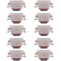 10 stuks opladen Port-Connector voor Galaxy A8 (2018)