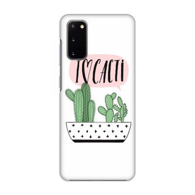 I love cacti: Volledig geprint Samsung Galaxy S20 Hoesje