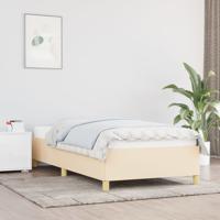 Bedframe stof crme 80x200 cm