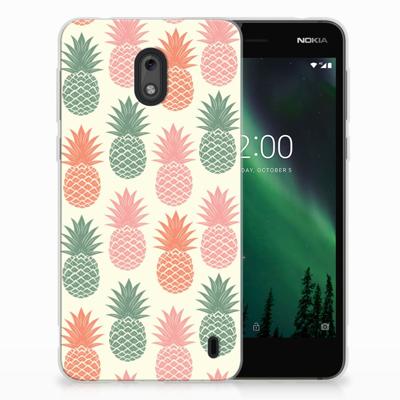Nokia 2 | Siliconen Case | Ananas