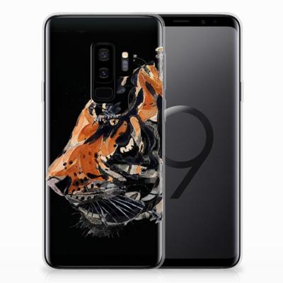 Smartphone hoesje Samsung Galaxy S9 Plus Watercolor Tiger