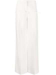 Jacquemus pantalon palazzo Le Pantalon Criollo - Blanc