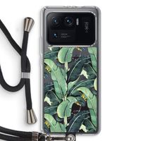 Bananenbladeren: Xiaomi Mi 11 Ultra Transparant Hoesje met koord