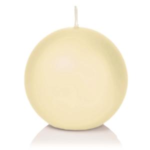 Trend Candles Bolkaars glad - parelmoer - 7 cm - 16 branduren - ronde kaarsen