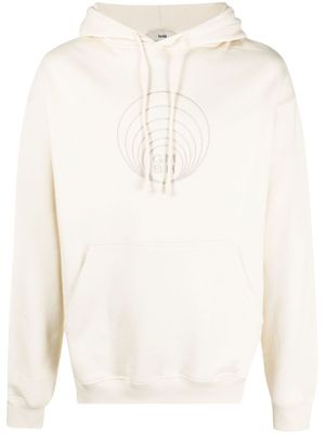 GmbH hoodie en coton biologique à logo brodé - Tons neutres