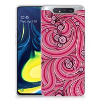 Samsung Galaxy A80 Hoesje maken Swirl Pink