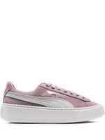 PUMA baskets en daim à plateforme - Rose