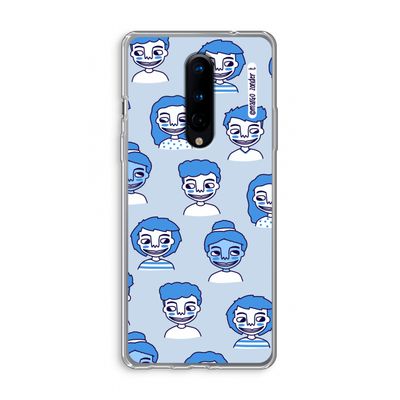 Gezichtjes: OnePlus 8 Transparant Hoesje