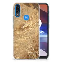 Motorola Moto E7/E7i Power | TPU | Siliconen hoesje | Marmer Creme Motorola Moto E7/E7i Power | TPU | Siliconen hoesje | Marmer Creme