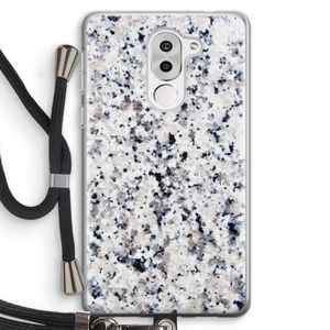 Gespikkelde marmer: Honor 6X Transparant Hoesje met koord