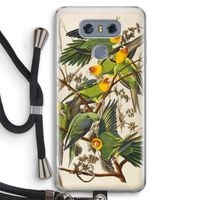 Carolinaparkiet: LG G6 Transparant Hoesje met koord