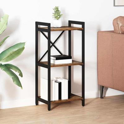 Boekenkast Oud hout 40 x 30 x 83 cm Bewerkt hout