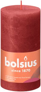 Bolsius Rustiko Shine kaars Cylinder Rood 1 stuk(s)