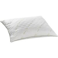 2e Halve Prijs Leen Bakker - Hoofdkussen Bamboe - 60x70 Cm - Bamboe/Synthetisch - Wit