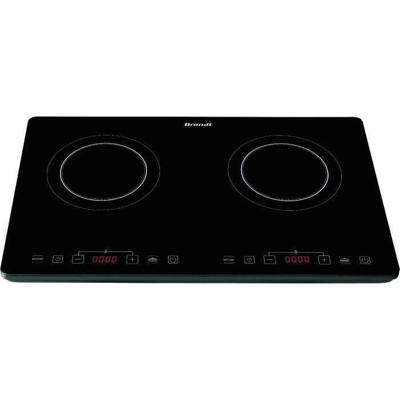 BRANDT Inductiekookplaat - 2 branders - 10 vermogensniveaus - 3400 W.