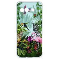 Google Pixel 9a Hoesje - Jungle TPU Antishock Google Pixel 9a Hoesje - Jungle TPU Antishock