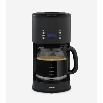 Drip Koffiemachine H.Koenig Zwart 1000 W