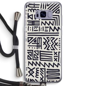 Marrakech print: Samsung Galaxy S8 Plus Transparant Hoesje met koord