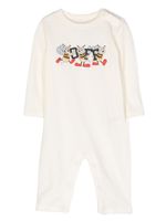 Off-White Kids grenouillère à logo imprimé - Blanc