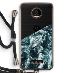 Zee golf: Motorola Moto Z Force Transparant Hoesje met koord